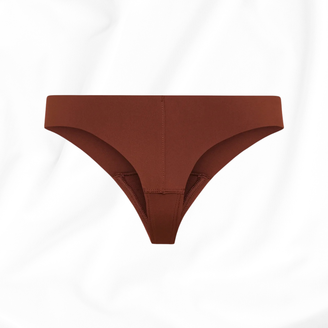 Elina™ Invisible Camel Toe Thong High Rise