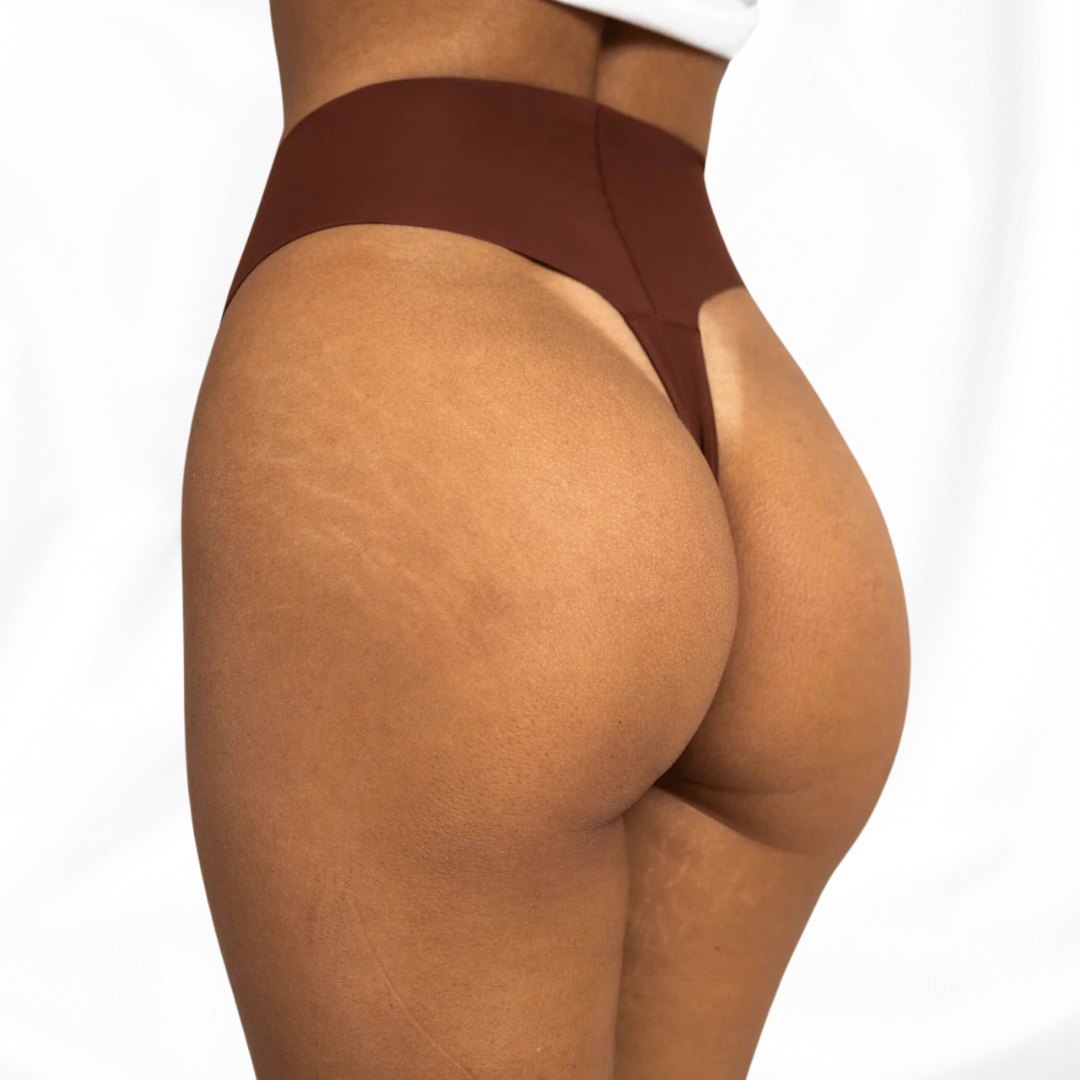 Elina™ Invisible Camel Toe Thong High Rise